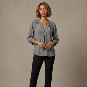 Joie 100% Silk Printed Blouse | Size Small